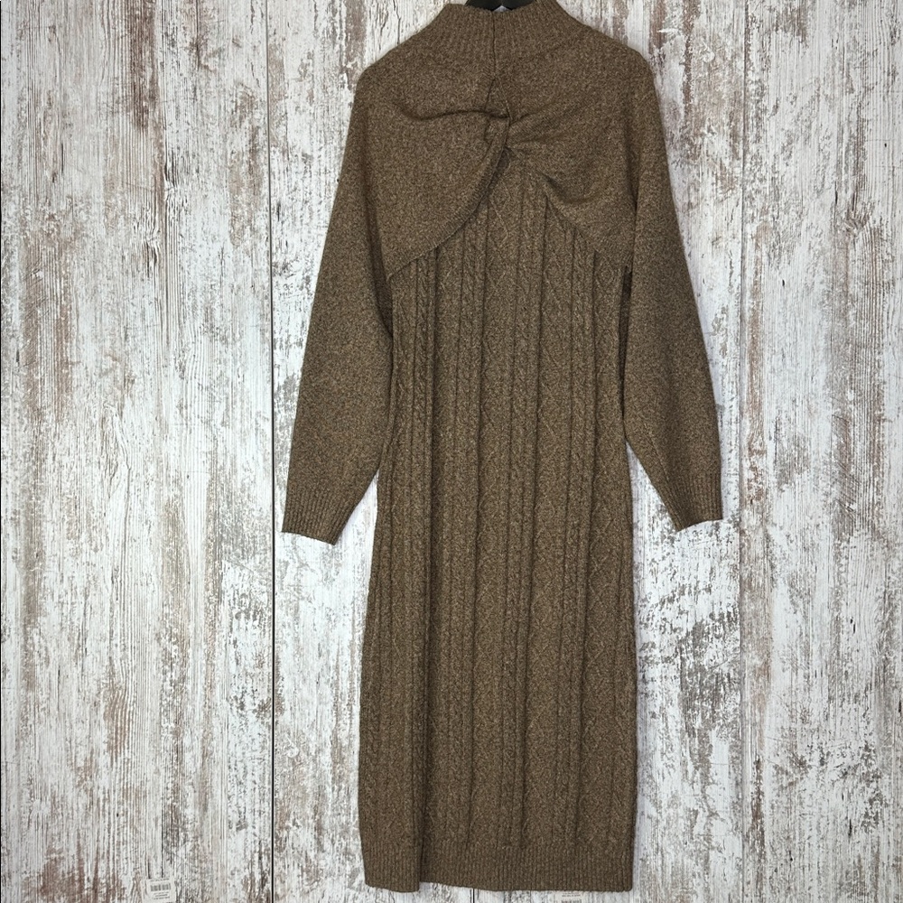 Current Air x Anthropologie Cable-Knit Midi Dress & Shrug Set Size M - Picture 4 of 15